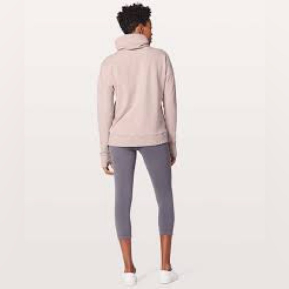 LULU LEMON Stress Less Pullover - Porcelain Pink - Picture 2 of 8